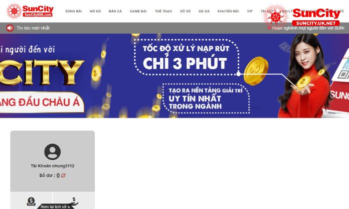 Quy định khi rút tiền tại Suncity