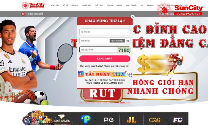 Quá trình rút tiền tại Suncity