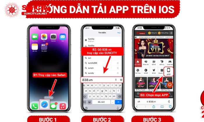 Tải app Suncity trên iOS